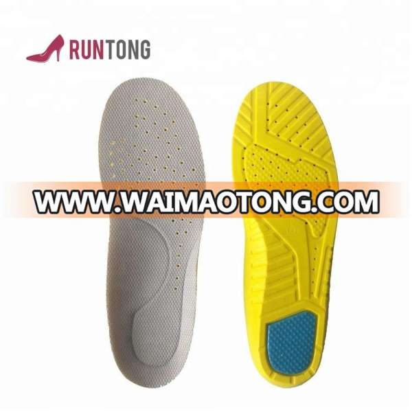 PU memory foam arch support sport insole